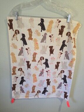 Anthropologie Puppy Love Dish Towel      (AS IS)